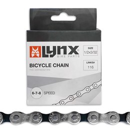 440410 LYNX Fahrradkette 6, 7, 8-fach 1/2 x 3/32 Inch - 116L - 7.1 mm